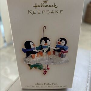 Hallmark Keepsake Penguin Fishing Ornament